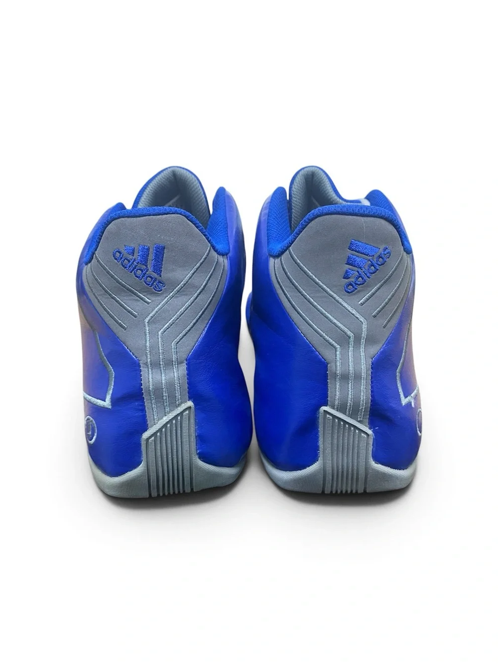 VTG 2012 Mens Royal Blue Grey Adidas NBA T-Mac 1 Retro Basketball Shoes Sz 12